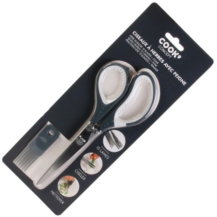 Tijeras Hierbas Con Peine Cook Concept 20 cm  1