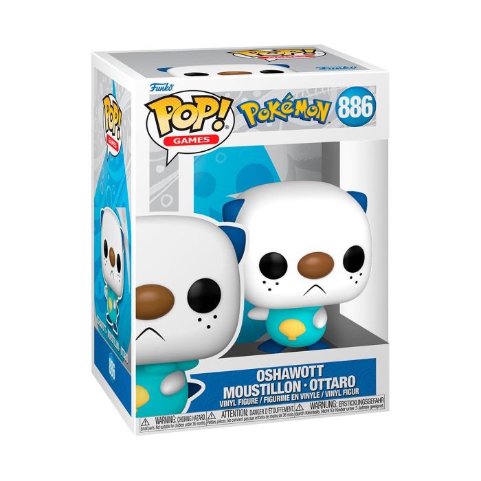 Funko Figura POP Pokemon Oshawott Vinilo 9cm Caja Regalo 1 Funko Figura POP Pokemon Oshawott Vinilo 9cm Caja Regalo 1