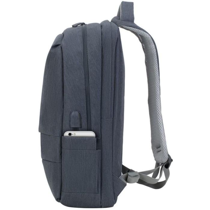 Rivacase 7567 Mochila Portátil 17.3 Pulgadas Prater - Protección Antirrobo, Carga USB, Gris Oscuro 23 Rivacase 7567 Mochila Portátil 17.3 Pulgadas Prater - Protección Antirrobo, Carga USB, Gris Oscuro 23