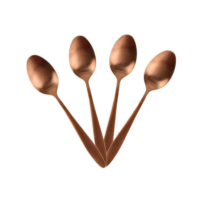 Home Deco Factory Cubertería 16 Piezas Colección Mirage Acero Inoxidable Color Cobre 6