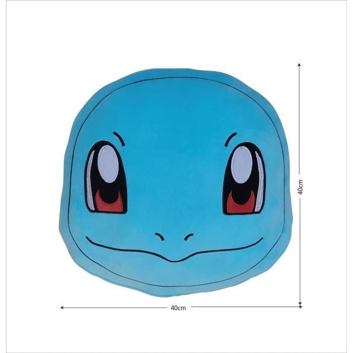 Cojín Premium - POKEMON - Cara de Squirtle - Microfibra - 40 cm 3