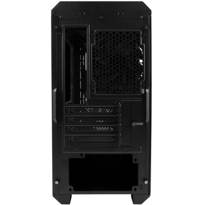 GENESIS Irid 503 Caja PC Gaming Micro Torre compatible micro ATX/Mini-ITX con panel de vidrio templado y filtro anti-polvo Negro 2