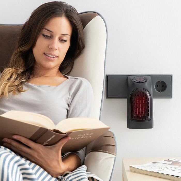 Mini Calefactor de Enchufe Portátil Heatpod InnovaGoods 400 W 8