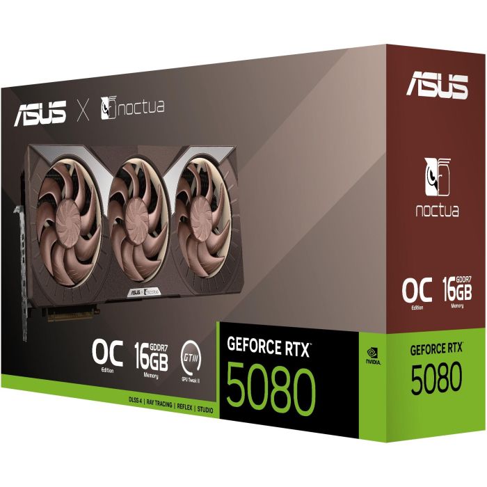 ASUS RTX 5080 16GB GDDR7 Noctua OC Edition Tarjeta Gráfica 3 Fan 15