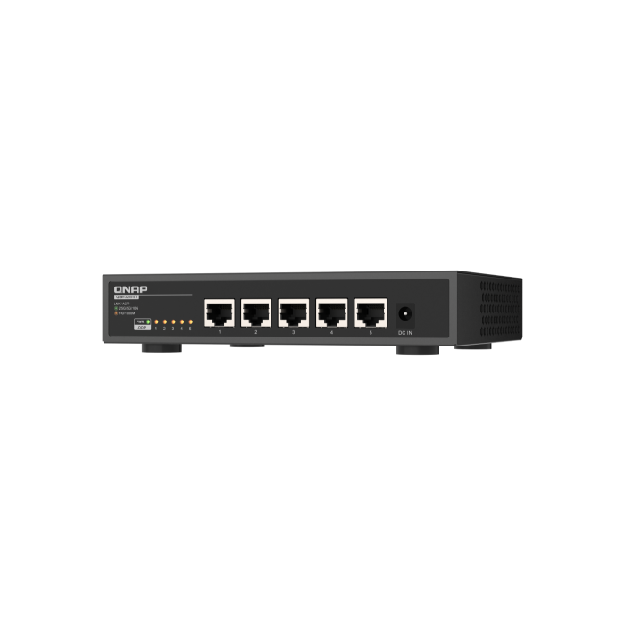 QNAP QSW-3205-5T switch No administrado 10G Ethernet (100/1000/10000) Escritorio Negro 1 QNAP QSW-3205-5T switch No administrado 10G Ethernet (100/1000/10000) Escritorio Negro 1