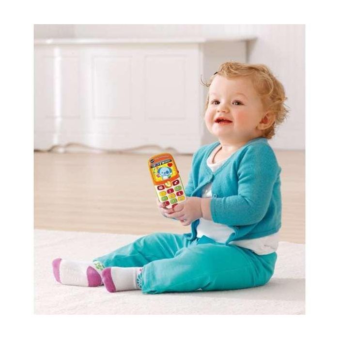 Vtech Teléfono Pequephone Bilingüe con Luces, Sonidos, 8 Melodías y 2 Canciones para Bebés 1-3 Años, Pilas AAA Incluidas 6 Vtech Teléfono Pequephone Bilingüe con Luces, Sonidos, 8 Melodías y 2 Canciones para Bebés 1-3 Años, Pilas AAA Incluidas 6