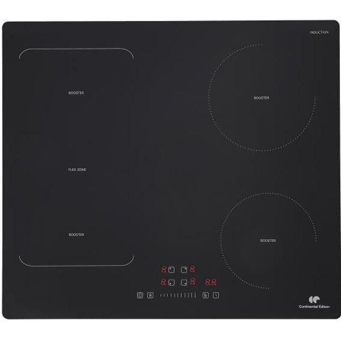 Continental Edison CETI4ZFLEXB1 Placa de Inducción 1 Zona Flexible Negro Continental Edison CETI4ZFLEXB1 Placa de Inducción 1 Zona Flexible Negro