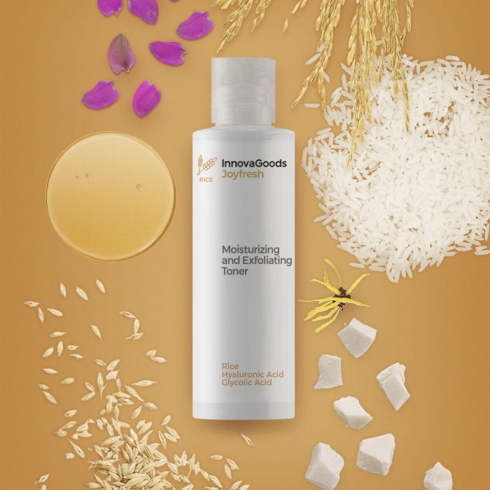 Tónico Facial Hidratante y Exfoliante Rice Joyfresh InnovaGoods 150 ml 4 Tónico Facial Hidratante y Exfoliante Rice Joyfresh InnovaGoods 150 ml 4