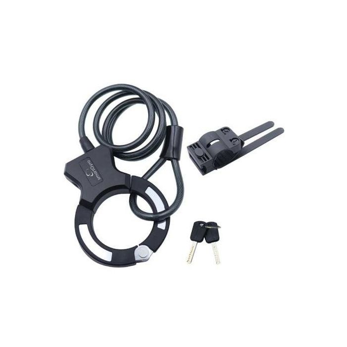 Candado Cable/ Esposa SmartGyro SG27-531 para Patinetes y Bicicletas/ 16x12x2cm/ Cable 120cm 1 Candado Cable/ Esposa SmartGyro SG27-531 para Patinetes y Bicicletas/ 16x12x2cm/ Cable 120cm 1