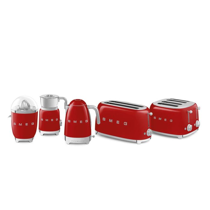 Smeg Tostadora 2X4 50'S Style Roja TSF02RDEU 3