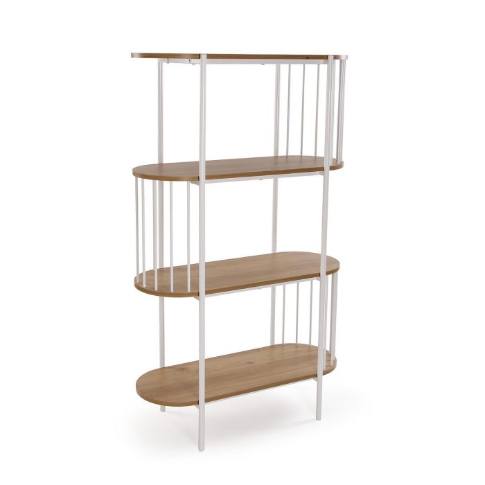Versa Estantería Neyla 133.5 cm de alto, 80 cm de largo, 34 cm de ancho 2 Versa Estantería Neyla 133.5 cm de alto, 80 cm de largo, 34 cm de ancho 2