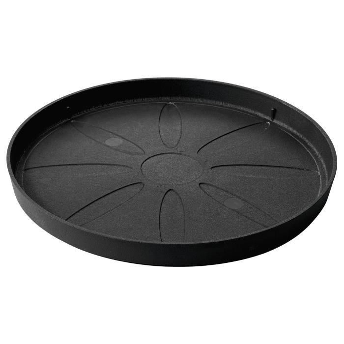 Platillo - DEROMA - Origen - 49,5 x h4,5 cm - Antracita 1 Platillo - DEROMA - Origen - 49,5 x h4,5 cm - Antracita 1