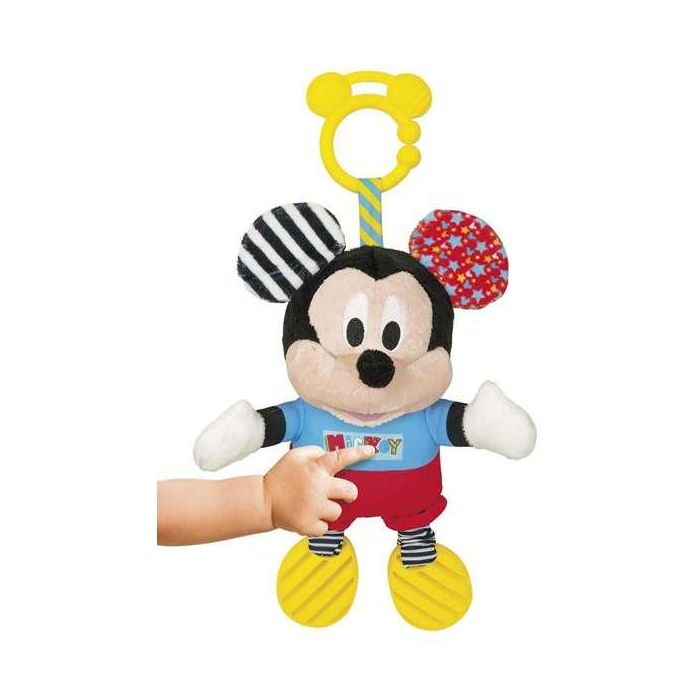 Clementoni Sonajero Mickey Peluche Texturas Con Mordedor 18x28x11 cm 4