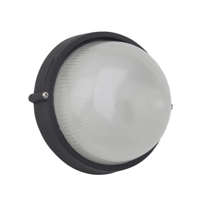 Brilliant Sylvester Aplique Exterior Negro Ø18cm IP44 2