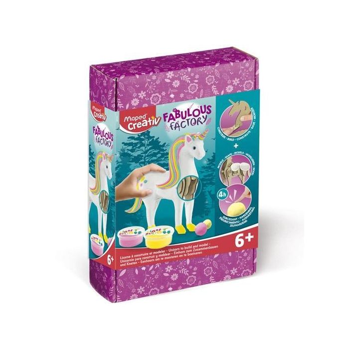 Maped Creativ Factory Unicornio - Kit de Construcción y Modelado con Masa Ligera Maped Creativ Factory Unicornio - Kit de Construcción y Modelado con Masa Ligera