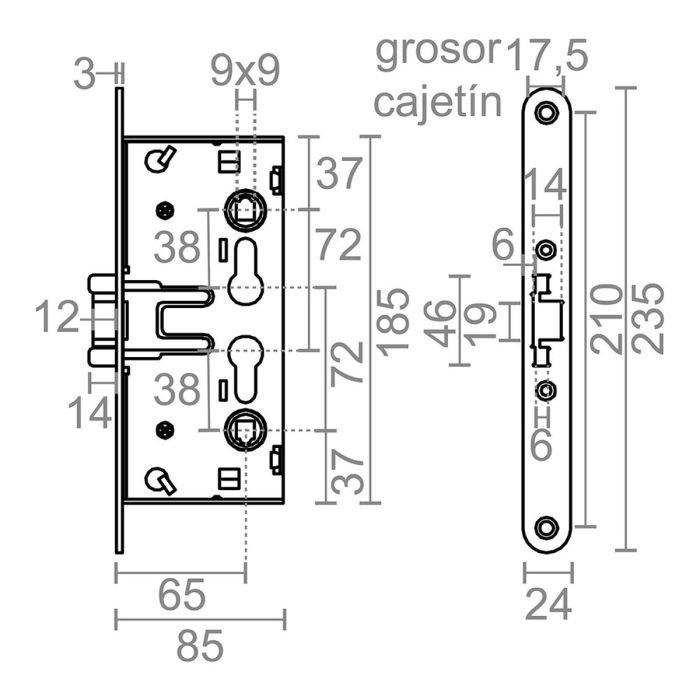 Cerradura Micel 1 Cerradura Micel 1