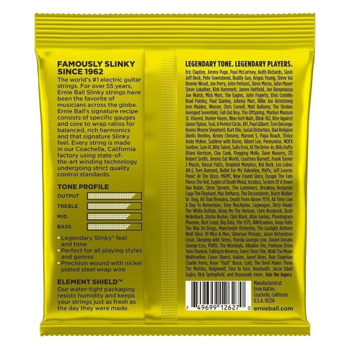 Juego Eléctrica Slinky Beefy 11-54 1 Juego Eléctrica Slinky Beefy 11-54 1