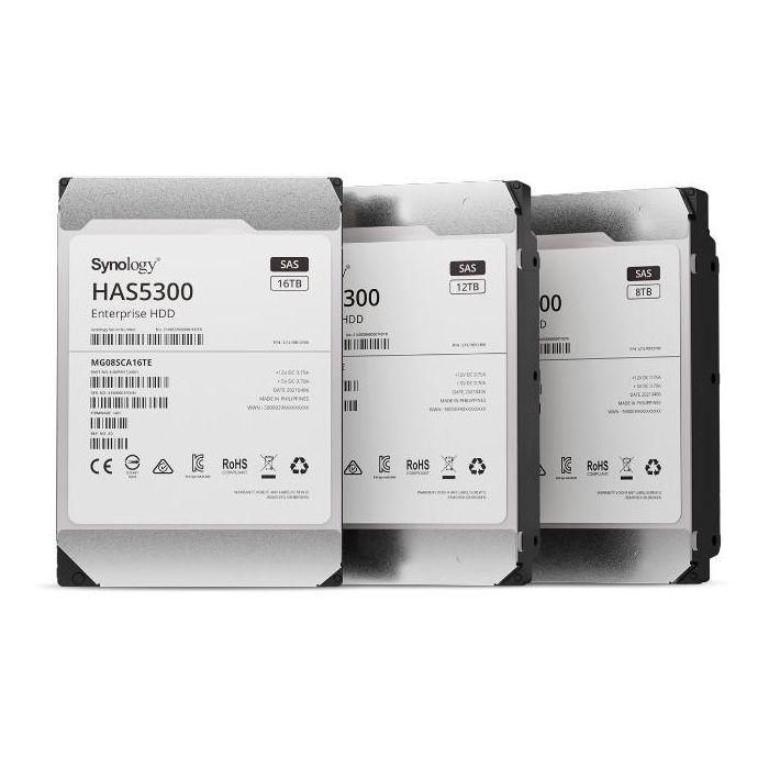 Synology HAS5300-8T Disco Duro Interno HDD 8TB SAS 12Gb/s 3.5" 7200 rpm para Servidor NAS