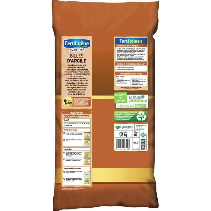 Fertiligene Bolas de arcilla 6L para Drenaje, Aireación de Raíces y Control de Malas Hierbas en Agricultura Ecológica 1 Fertiligene Bolas de arcilla 6L para Drenaje, Aireación de Raíces y Control de Malas Hierbas en Agricultura Ecológica 1