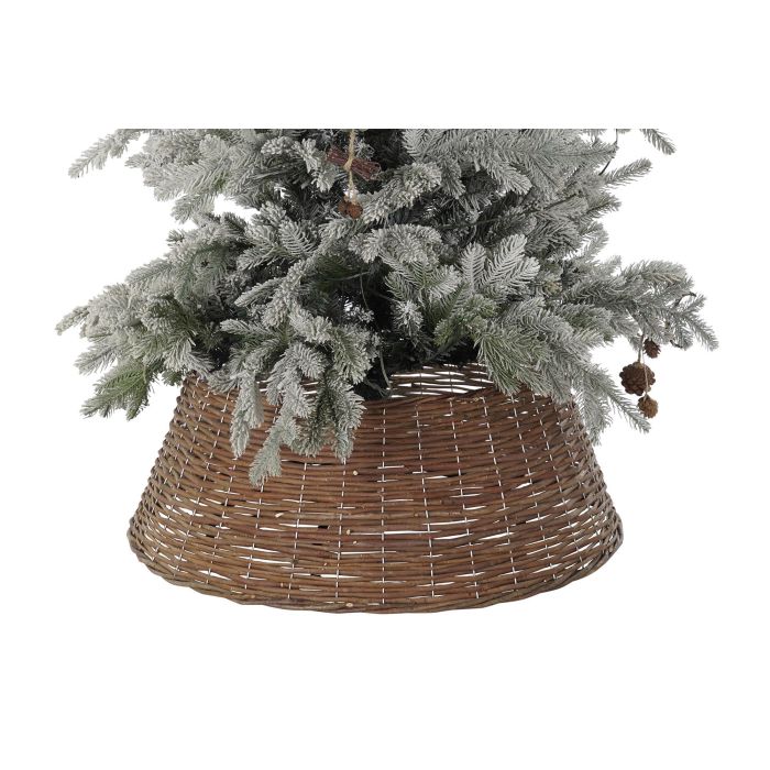 Base Arbol Navidad Alpina DKD Home Decor Natural Blanco 72 x 27 x 72 cm (2 Unidades) 3