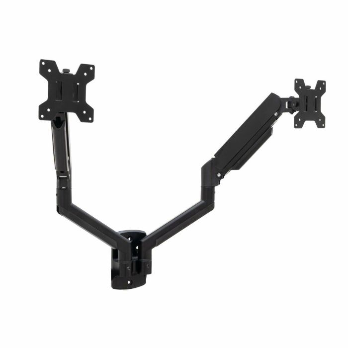 TooQ LP1434TNR-B Soporte de Escritorio para 2 Monitores de 13"-34" con Pinza/Atornillado, 10kg, Blanco
