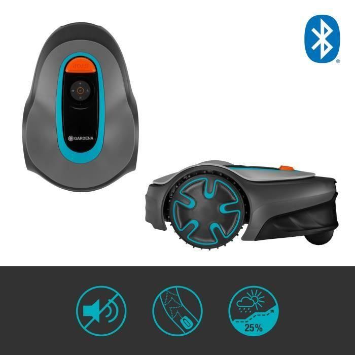 Gardena Robot cortacésped SILENO minimo 250m² compacto y ágil, con Bluetooth, corta bajo lluvia y fácil limpieza 1 Gardena Robot cortacésped SILENO minimo 250m² compacto y ágil, con Bluetooth, corta bajo lluvia y fácil limpieza 1