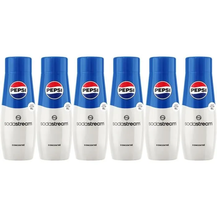 Sodastream Concentrado Pepsi 440ml Lote de 6