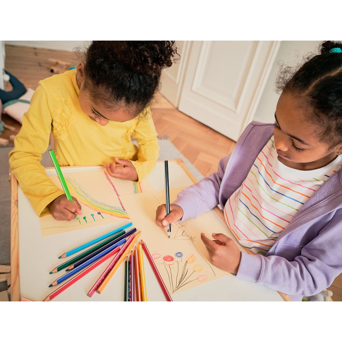 Stabilo Lapices de Colores Trio Az School Pack de 300 Unidades Surtidas 20 Colores Lápices de Madera para Niños 3