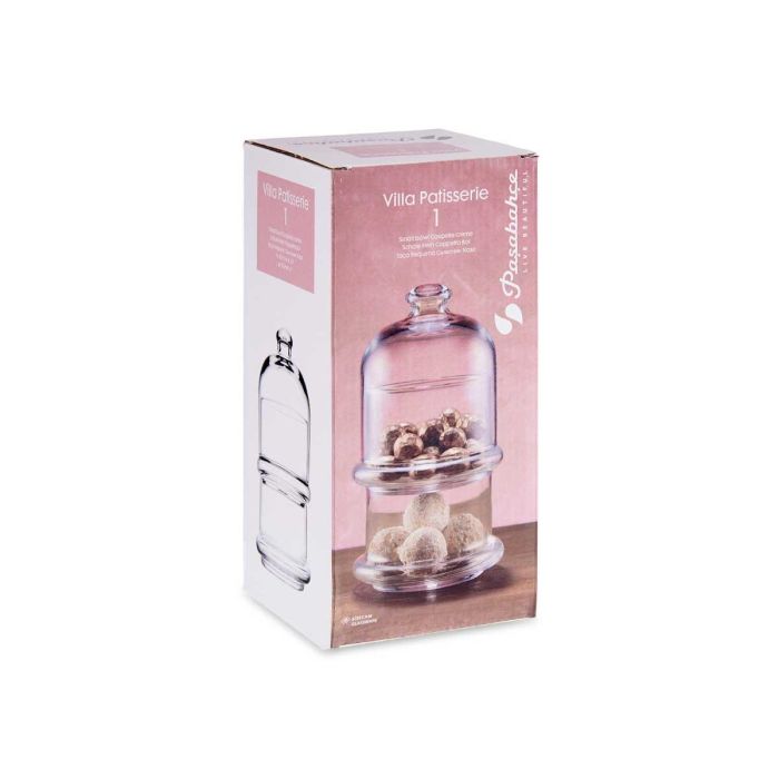 Bombonera Apilable Patisserie 2 Alturas Pasabahce 9x16.5x9 cm, Vidrio Transparente, 2x230 ml (6 Unidades) 2 Bombonera Apilable Patisserie 2 Alturas Pasabahce 9x16.5x9 cm, Vidrio Transparente, 2x230 ml (6 Unidades) 2