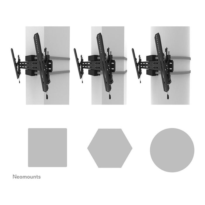 Neomounts Soporte de TV para Columna WL35S-910BL16 Inclinable para Pantallas de 40-75 Pulgadas y 50 kg, Color Negro 15
