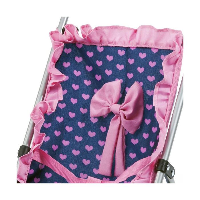 Silla de muñeca lunares rosa/azul 55x41x25.50 cm 5