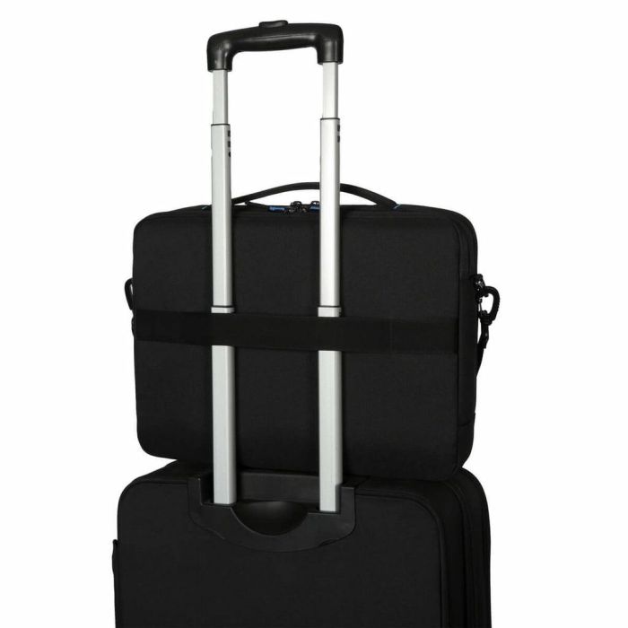 Targus TBT940GL Maletín Coastline para Portátil 15-16 Pulgadas Negro - Tirante Hombro, Material Reciclado (70% Plástico) 12