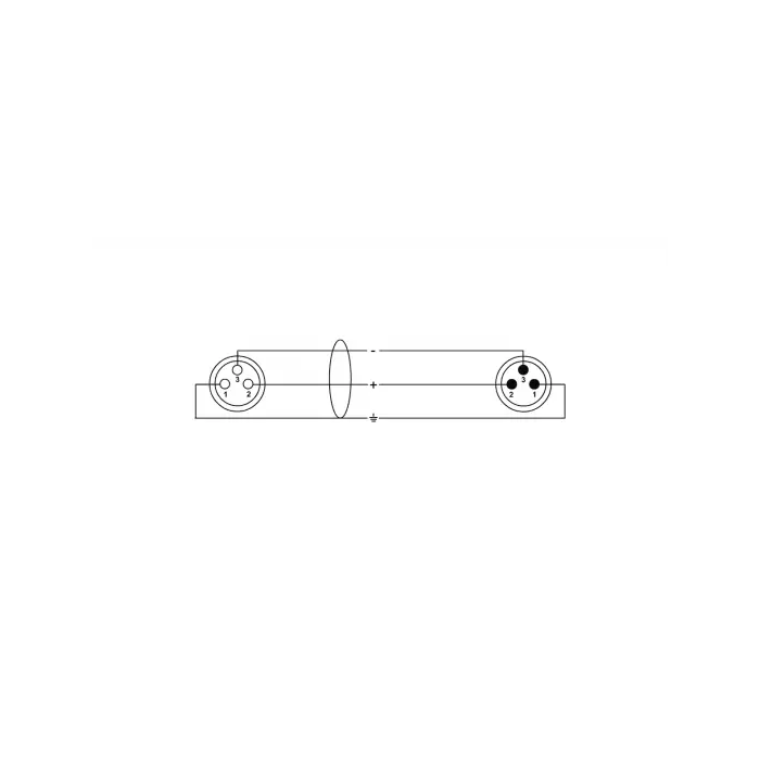 Cordial Cable XLR Macho/Hembra de 5 Metros 1