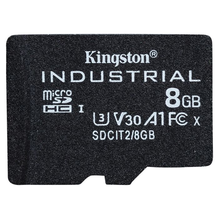 Kingston Tarjeta Memoria Industrial microSDHC 8 GB UHS-I U3 V30 Clase 10 A1 0 Kingston Tarjeta Memoria Industrial microSDHC 8 GB UHS-I U3 V30 Clase 10 A1 0