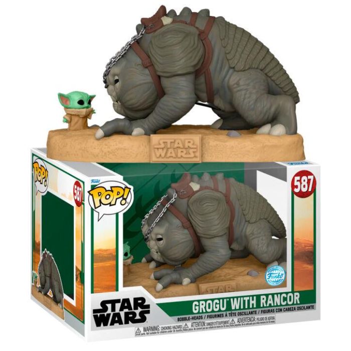 Figura POP Star Wars Grogu with Rancor Exclusive 2