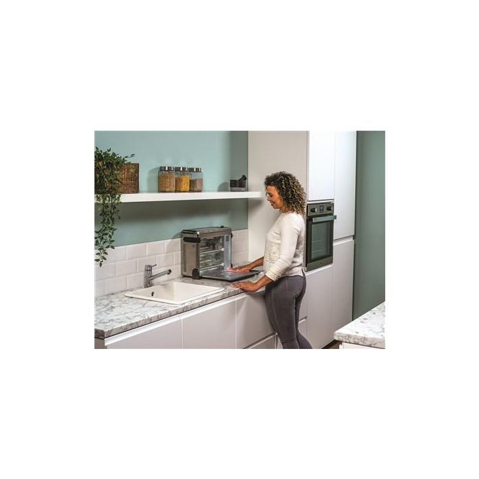 Ninja SP101EU Minihorno de Sobremesa 8 en 1 Vertical Compacto con Tecnología Digital Crisp y Aire Caliente - Ideal para Cocinas Pequeñas 5