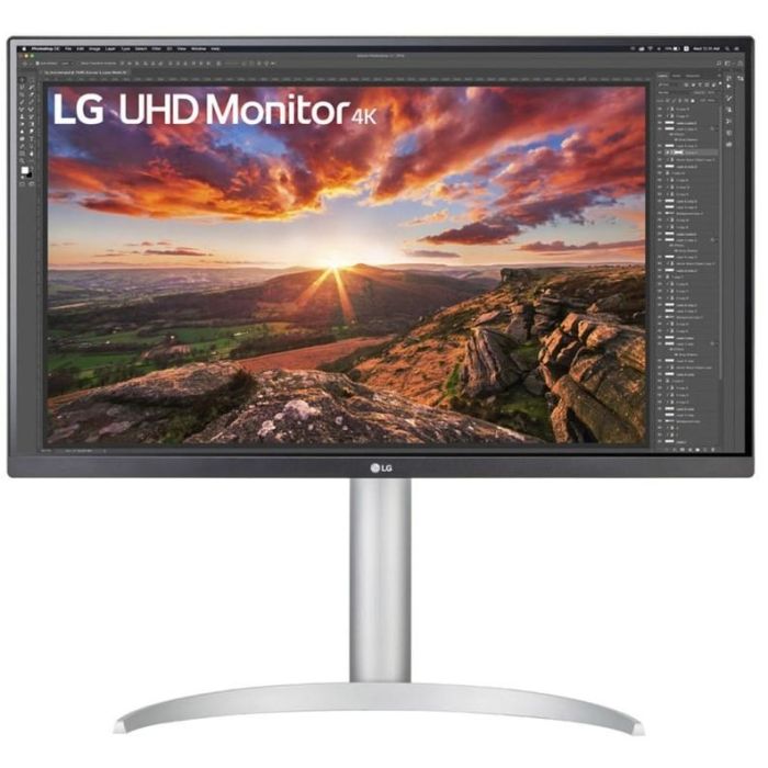 LG 27UP850K-W Monitor 27" (68.4cm) 4K UHD (3840x2160) IPS 5ms 60Hz HDR10 con HDMI, DisplayPort y Altavoces Blanco