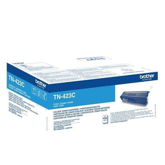 Tóner Original Brother HLL8260CDW HLL8360CDW HLL9310CDW TN423C Cian (4 Unidades) 1 Tóner Original Brother HLL8260CDW HLL8360CDW HLL9310CDW TN423C Cian (4 Unidades) 1