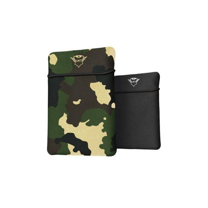 Funda Trust Gaming GXT 1244C Lido para Portátiles hasta 17.3"/ Camuflaje Selva 3