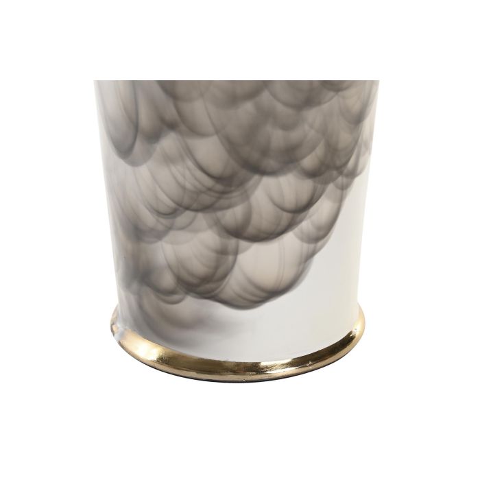 DKD Home Decor Tibor Moderno, Jarra Decorativa Bicolor Dorado, Materiales Aluminio y Hierro, Medidas 17x17x41 cm 2 DKD Home Decor Tibor Moderno, Jarra Decorativa Bicolor Dorado, Materiales Aluminio y Hierro, Medidas 17x17x41 cm 2