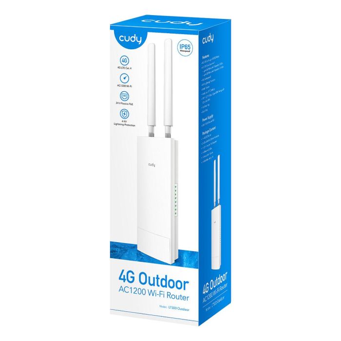 Cudy LT500 Router Wi-Fi 4G LTE Cat 4 AC1200 Exterior 4