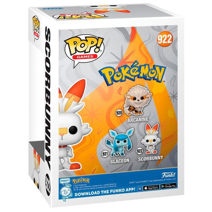 Funko Pop Pokemon Scorbunny 69081 - Figura de Vinilo de 9 cm con Caja Original 1 Funko Pop Pokemon Scorbunny 69081 - Figura de Vinilo de 9 cm con Caja Original 1
