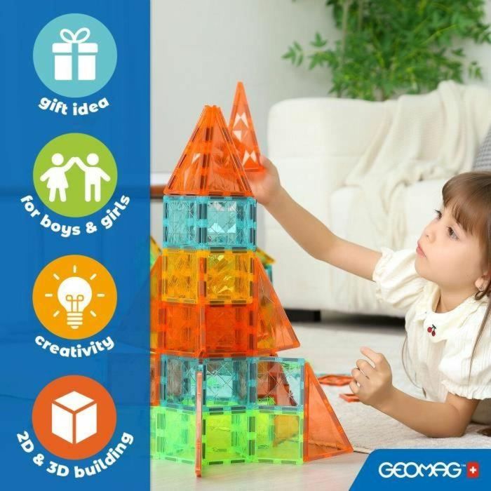 Geomag GEO7640122241009 Fichas Magnéticas Gemas 4100 | Juego 16 piezas, formas geométricas, efecto cristal 2 Geomag GEO7640122241009 Fichas Magnéticas Gemas 4100 | Juego 16 piezas, formas geométricas, efecto cristal 2