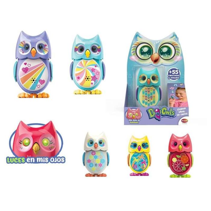 Mascota interactivo búho digiowl surtido, más de 50 sonidos, ojos brillan en la osucuridad - modelos surtidos 3 Mascota interactivo búho digiowl surtido, más de 50 sonidos, ojos brillan en la osucuridad - modelos surtidos 3