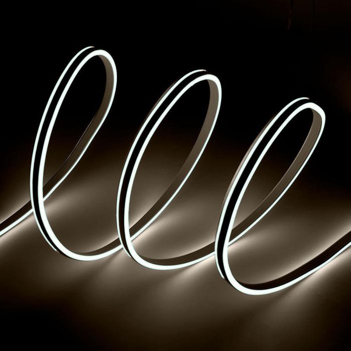 Tira LED Manguera "Neon Flex" 6W 6000ºK 220VAC 8x18mm Doble 120xSMD2835 6W/M x1M 40.000H  [HO-NSPVC8x16DOY220CW] 15