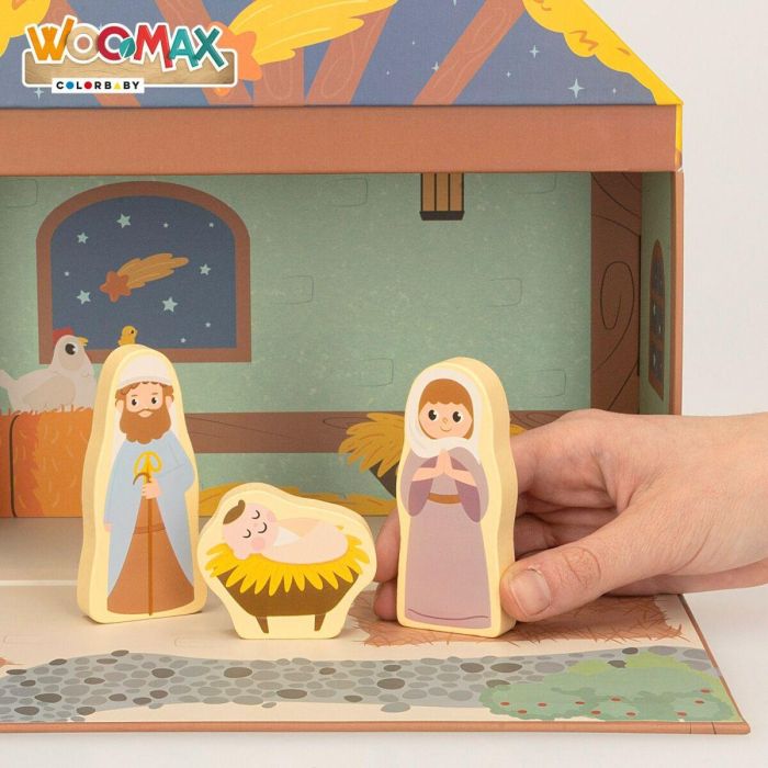 Belén de Navidad Woomax Madera Plástico 25 x 20 x 24,5 cm 15 Piezas 2 Belén de Navidad Woomax Madera Plástico 25 x 20 x 24,5 cm 15 Piezas 2