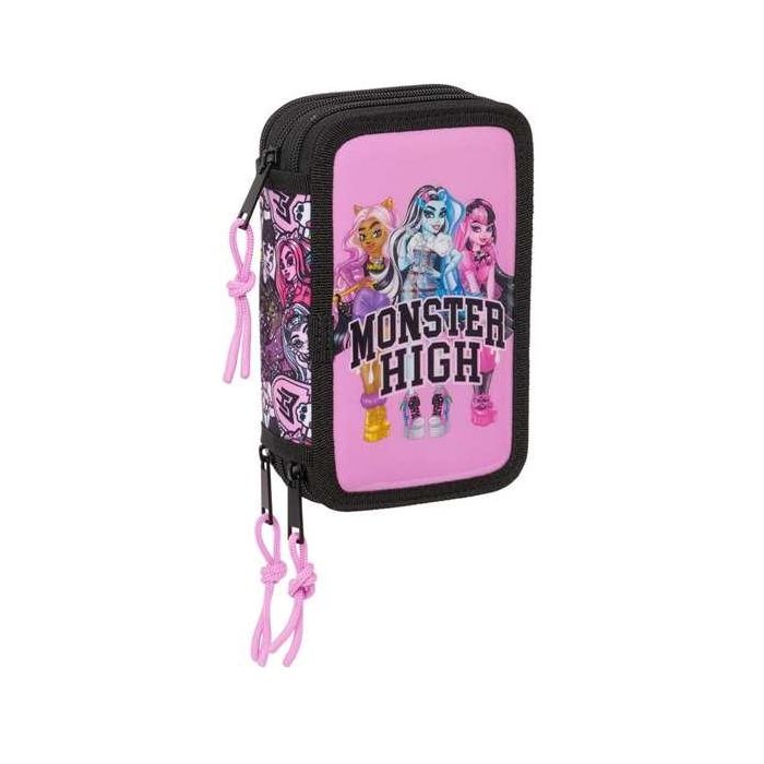 Plumier Escolar Safta Triple 37 Piezas Monster High 195x125x55 mm Plumier Escolar Safta Triple 37 Piezas Monster High 195x125x55 mm