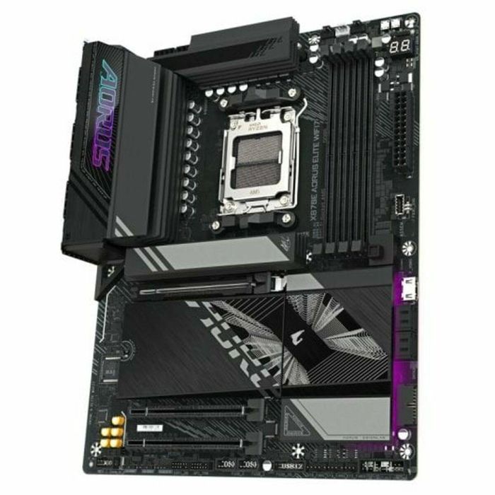 GIGABYTE Placa Base X870E A ELITE WIFI7 - Compatible con AMD Ryzen 9000, Wi-Fi 7, DDR5 hasta 8000MHz, 4xPCIe 5.0, 4xM.2, Ref. 9MX87EEL7-00-10 21 GIGABYTE Placa Base X870E A ELITE WIFI7 - Compatible con AMD Ryzen 9000, Wi-Fi 7, DDR5 hasta 8000MHz, 4xPCIe 5.0, 4xM.2, Ref. 9MX87EEL7-00-10 21