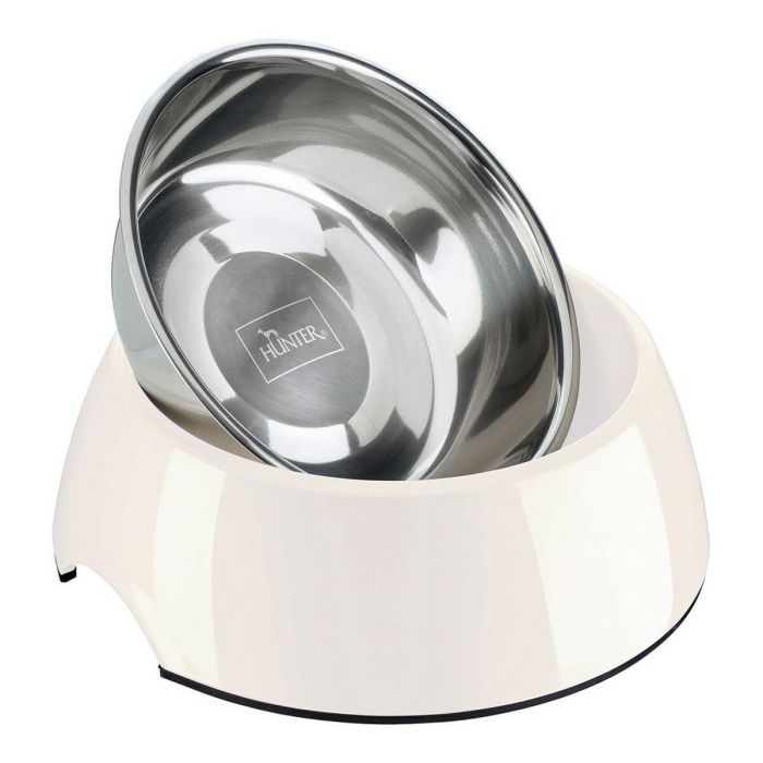 Comedero De Melamina 350 mL Blanco 1 Comedero De Melamina 350 mL Blanco 1