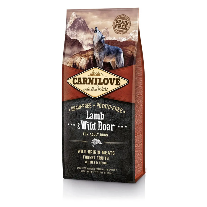 Carnilove Canine Adult Cordero Jabali 12 kg